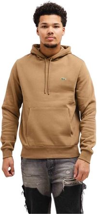 Lacoste Heren, Sweatshirts & Hoodies, Bruin, Maat: XL Fleece