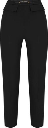Elisabetta Franchi Mujer, Pantalones, Negro, Talla: XL