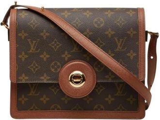 Louis Vuitton Pre-owned Vintage Schoudertas - Dames - Vintage Schoudertas - Bruin - ONE Size - Leer - Vintage