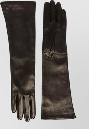 Max Mara leather long gloves