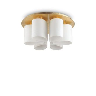 Netlighting Daisy Indoor 6 Lights Flush Ceiling Lamp Gold E27
