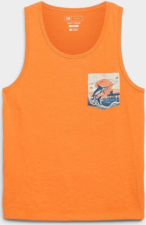 Le 31 Mens Vacation pocket Tank Top Standard fit