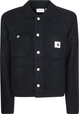 Carhartt Work in Progress Michigan Chunky Knit Acrylic Button-Up Sweater