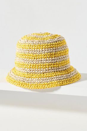Brunna.Co Brigitte Raffia Bucket Hat