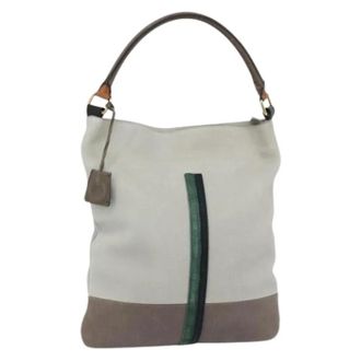 Celine Pre-owned Shoulder Bags, female, Gray, Size: ONE SIZE Pre-owned Vintage Shoulder Bag