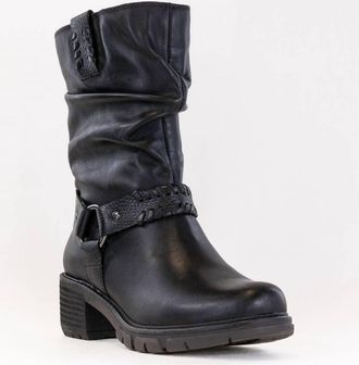 Pikolinos Womens San Sebastian Boots In Black Leather