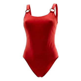 Tommy Hilfiger One-piece, female, Red, Size: L Scoop Back Op