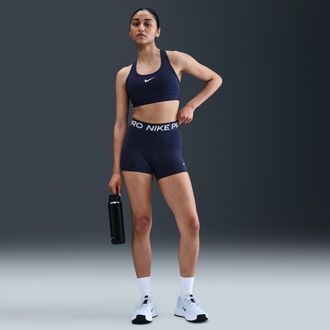 Nike Womens Nike Pro 3 Shorts in Blue | CZ9857-410