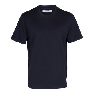 Mauro Grifoni Tops, Heren, Zwart, XL, Katoen, Zware Jersey Crew Neck T-shirt