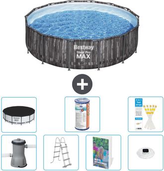 Bestway Piscina Bestway Steel Pro Max Redonda - 427x107 Cm - 8-piezas S622