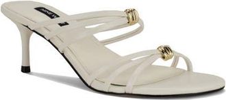 Nine West Grece Strappy Sandal in White at Nordstrom, Size 5.5