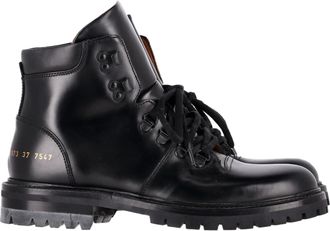 Common Projects Veterschoen Wandelschoenen in Zwart Leer