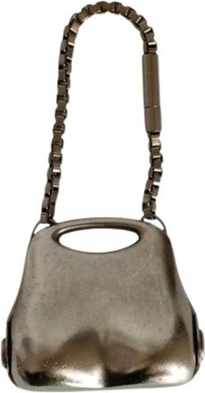 Chanel Pre-owned Vintage Handbag Charm - Dames - Vintage Accessoires - Grijs - ONE Size - Vintage
