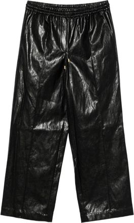 Michael Kors Chique Nero Broek voor Vrouwen - Dames - Wijde Broeken - Zwart - XS - Broeken
