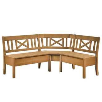 Maison Belfort home24 Maison Belfort Eckbank Fjord Massivholz Kiefer Laugenfarbig 170x93x147 cm (BxHxT) Landhaus