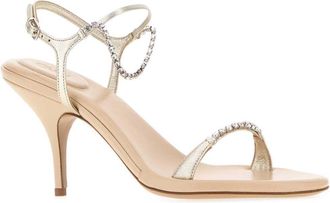 Chlo&eacute; Womens Zia Sandal Beige Lamb