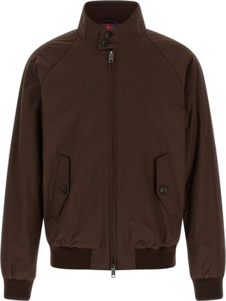 Baracuta Brown Mock Collar Jacket