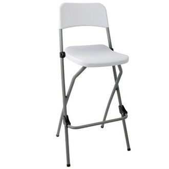 Netfurniture Pair of Sparrow Folding Bar Stools in White