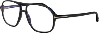 Tom Ford Optical Frame - male - Tom Ford - Glasses - Black - 56 MM - Accessories