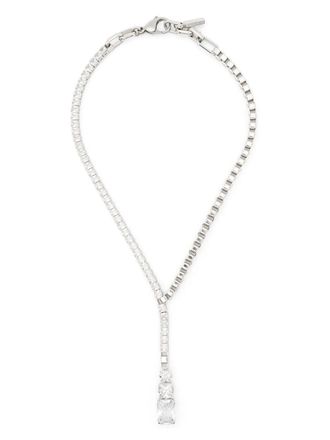 ELLEN CONDE crystal-embellished necklace - women - Metal/glass - One Size - Silver