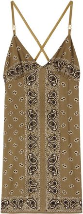 Palm Angels Paisley Print Slip Dress