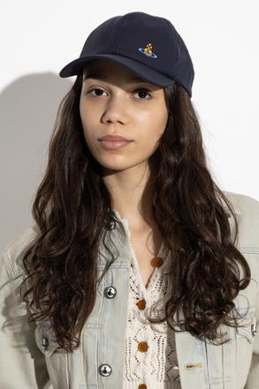 Vivienne Westwood Baseball Cap, Unisex, Navy Blue