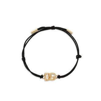 Dolce & Gabbana Bracelets, male, Yellow, ONE SIZE, DG Leather Bracelet