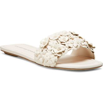 Stuart Weitzman Meadow Slide Sandal in Seashell at Nordstrom Rack, Size 6.5