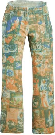 Kiko Kostadinov Carina Flared Jean - Dames - Regular Fit Jeans - Veelkleurig - W26 - Katoen - Jeans