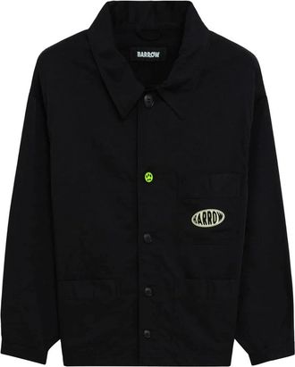 Barrow Zwarte knoopshirt - Heren - Casual Overhemden - Zwart - XL - Overhemden