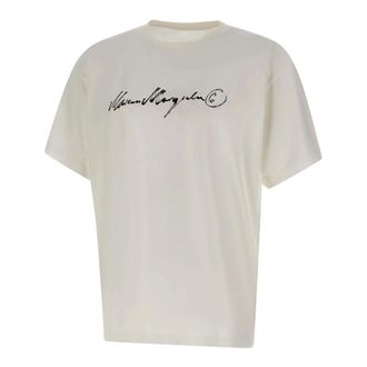 Maison Margiela Cotton T-Shirt - male - MM6 Maison Margiela - T-Shirts - White - 2XL - Tops