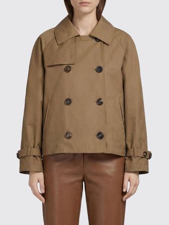Max Mara Trench a doppiopetto in misto cotone Max Mara The Cube
