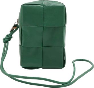 Bottega Veneta Pre-owned Bottega Veneta Nappa Maxi Intrecciato Cassette Zip Pouch with Strap Ladies G1PNN3V8VZCJ59Q9
