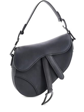 Dior Ultra Matte Saddle Handbag Leather Mini shoulder bag - Nero