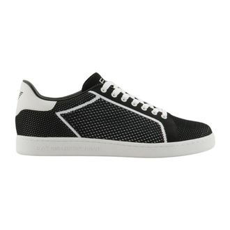Emporio Armani Legacy Knit Sneakers - Heren - Sneakers - Zwart - 38 EU - Polyester - Schoenen