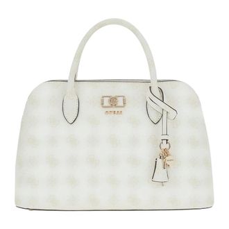Guess Dames, Tassen, Wit, Maat: ONE Size Leer