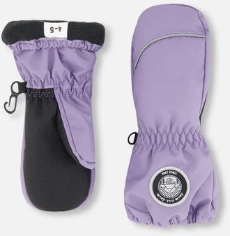 Deux par Deux Baby Girl Winter Mittens Play in Purple Gray at Nordstrom, Size 12-24M