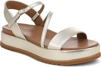 Naturalizer Zayda Platform Sandal in Champagne at Nordstrom, Size 6.5