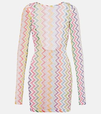 Missoni Zigzag lame beach dress