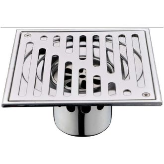 OEM Desag&uuml;e De Suelo De Acero Inoxidable, Antiolor, Cuadrado, Desag&uuml;e De Ba&ntilde;o, Desag&uuml;e De Ducha De Gran Di&aacute;metro, 150 X 150 Mm - Crezuo