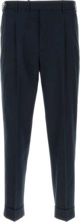 Pantaloni Torino Midnight Blue Stretch Katoen Broek - Heren - Chinos - Blauw - S - Katoen - Broeken