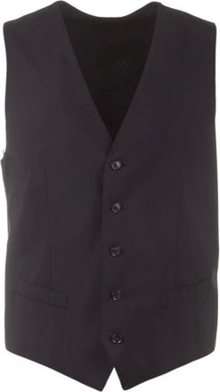Dolce & Gabbana Jassen, Heren, Zwart, L, Gilet