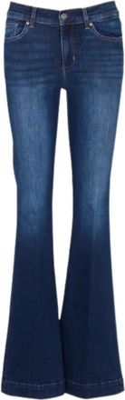Liu Jo Better Flared Jeans - Dames - Flared Jeans - Blauw - W28 - Katoen - Jeans