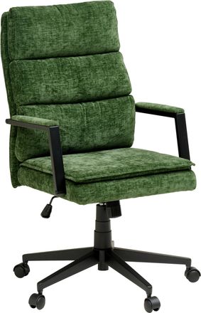 MID.YOU Mid.you Chefsessel, Gr&uuml;n, Metall, Kunststoff, Textil, Drehkreuz, 58x110-120x62 cm, inklusive Armlehnen, B&uuml;rom&ouml;bel, B&uuml;rost&uuml;hle, Chefsessel