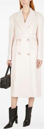 Sportmax Cappotto doppiopetto con cintura - Toni neutri