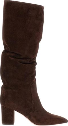 PARIS TEXAS Knee-High Tube Boot - female - Paris Texas - Heeled Boots - Brown - 4 1/2 UK - Shoes