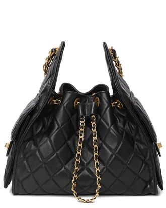 Tiffany & Fred Quilted Leather Shoulder Bag