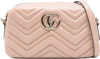 Gucci Bolso c&aacute;mara peque&ntilde;o GG Marmont - Bags - Mujer - Rosa - ONE SIZE