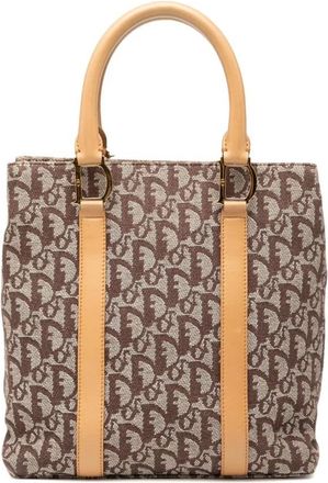 Dior Pre-owned Printed Design Gestructureerde Tote - Dames - Vintage Handtas - Bruin - ONE Size - Vintage