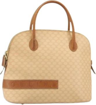 Celine Pre-owned Vintage Plastic Handtas - Dames - Vintage Handtas - Beige - ONE Size - Vintage
